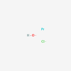 molecular formula ClHOPr-2 B14558166 Praseodymium;chloride;hydroxide CAS No. 61701-32-4