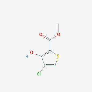 molecular formula C6H5ClO3S B1455818 4-氯-3-羟基噻吩-2-甲酸甲酯 CAS No. 65449-59-4