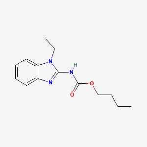 molecular formula C14H19N3O2 B14558194 Butyl (1-ethyl-1H-benzimidazol-2-yl)carbamate CAS No. 62038-79-3