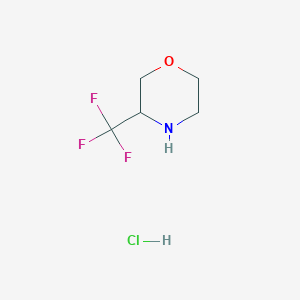 B1455822 3-(Trifluoromethyl)morpholine hydrochloride CAS No. 1196152-13-2