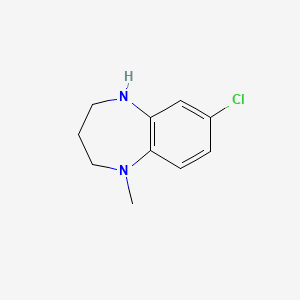 B1455826 7-chloro-1-methyl-2,3,4,5-tetrahydro-1H-1,5-benzodiazepine CAS No. 1354949-61-3