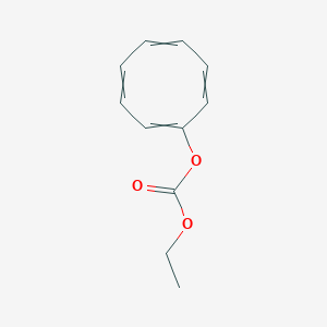 molecular formula C11H12O3 B14558280 Cycloocta-1,3,5,7-tetraen-1-yl ethyl carbonate CAS No. 61775-59-5