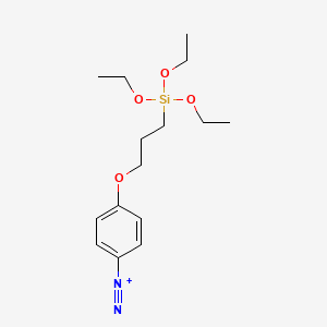 4-[3-(Triethoxysilyl)propoxy]benzene-1-diazonium