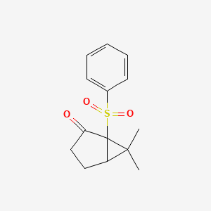 1-(Benzenesulfonyl)-6,6-dimethylbicyclo[3.1.0]hexan-2-one