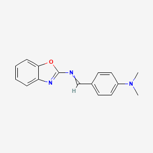 2-Benzoxazolamine, N-[[4-(dimethylamino)phenyl]methylene]-