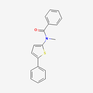 N-Methyl-N-(5-phenylthiophen-2-yl)benzamide