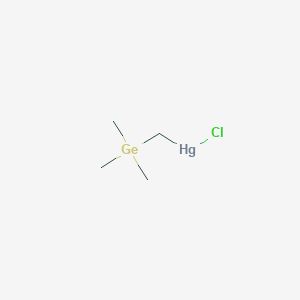 Chloro[(trimethylgermyl)methyl]mercury