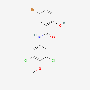 5-Bromo-N-(3,5-dichloro-4-ethoxyphenyl)-2-hydroxybenzamide