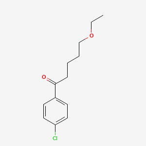 1-(4-Chlorophenyl)-5-ethoxypentan-1-one