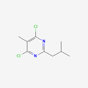 B1455840 4,6-Dichloro-5-methyl-2-(2-methylpropyl)pyrimidine CAS No. 1340068-90-7