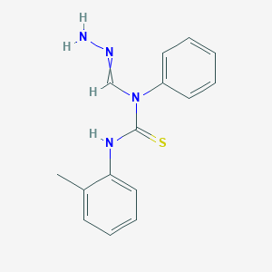 N-[(2-Methylphenyl)carbamothioyl]-N-phenylmethanehydrazonamide