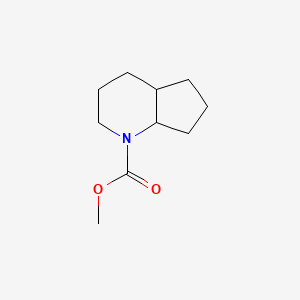 Methyl octahydro-1H-cyclopenta[b]pyridine-1-carboxylate