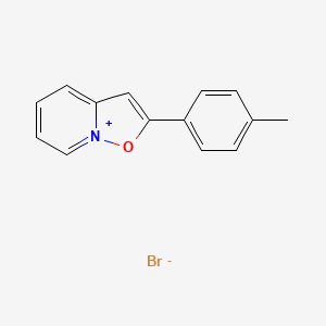 2-(4-Methylphenyl)[1,2]oxazolo[2,3-a]pyridin-8-ium bromide