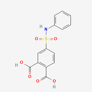 4-(Phenylsulfamoyl)benzene-1,2-dicarboxylic acid