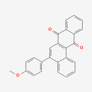 5-(4-Methoxyphenyl)tetraphene-7,12-dione