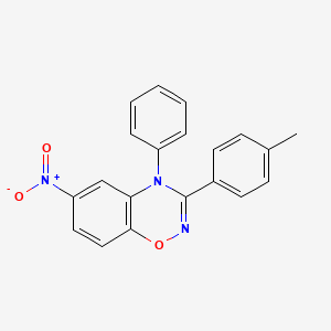 3-(4-Methylphenyl)-6-nitro-4-phenyl-4H-1,2,4-benzoxadiazine