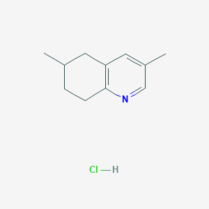 3,6-Dimethyl-5,6,7,8-tetrahydroquinoline;hydrochloride