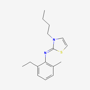 (2Z)-3-Butyl-N-(2-ethyl-6-methylphenyl)-1,3-thiazol-2(3H)-imine