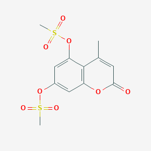 4-Methyl-2-oxo-2H-1-benzopyran-5,7-diyl dimethanesulfonate