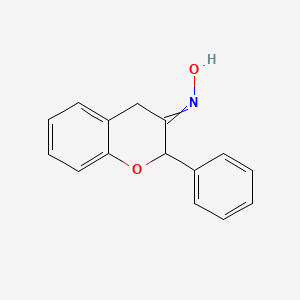 N-(2-phenyl-4H-chromen-3-ylidene)hydroxylamine