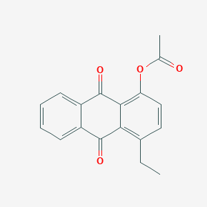 9,10-Anthracenedione, 1-(acetyloxy)-4-ethyl-