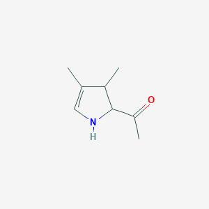 1-(3,4-Dimethyl-2,3-dihydro-1H-pyrrol-2-yl)ethan-1-one