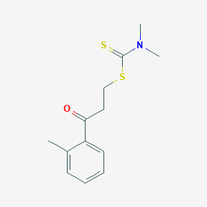 3-(2-Methylphenyl)-3-oxopropyl dimethylcarbamodithioate