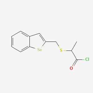 2-{[(1-Benzoselenophen-2-yl)methyl]sulfanyl}propanoyl chloride