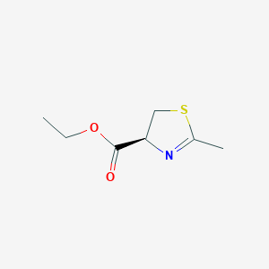 Ethyl (4S)-2-methyl-4,5-dihydro-1,3-thiazole-4-carboxylate