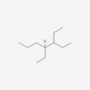 molecular formula C11H24 B14558633 Heptane, 3,4-diethyl CAS No. 61869-01-0