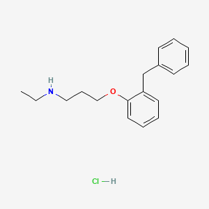 3-(2-benzylphenoxy)-N-ethylpropan-1-amine;hydrochloride