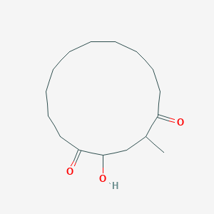 2-Hydroxy-4-methylcyclopentadecane-1,5-dione