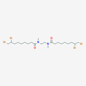 N,N'-(Ethane-1,2-diyl)bis(8,9-dibromo-N-methylnonanamide)