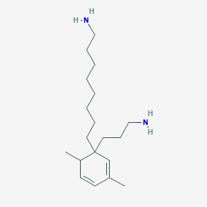 8-[1-(3-Aminopropyl)-3,6-dimethylcyclohexa-2,4-dien-1-YL]octan-1-amine