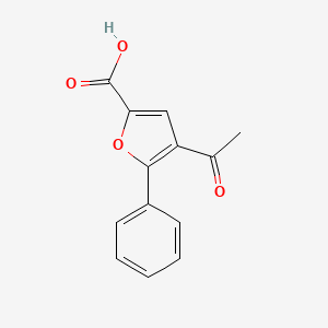 4-Acetyl-5-phenylfuran-2-carboxylic acid