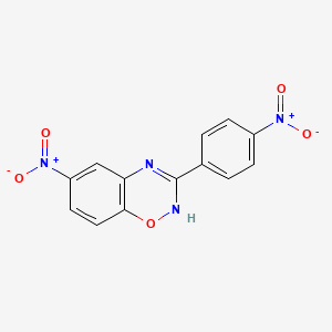 6-Nitro-3-(4-nitrophenyl)-2H-1,2,4-benzoxadiazine