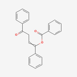 4-Oxo-1,4-diphenylbut-1-en-1-yl benzoate