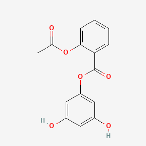 3,5-Dihydroxyphenyl 2-(acetyloxy)benzoate