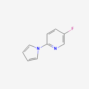 B1455880 5-Fluoro-2-(1H-pyrrol-1-yl)pyridine CAS No. 1355334-56-3