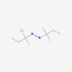 (E)-1-(2-Chlorobutan-2-yl)-2-(2-methylbutan-2-yl)diazene