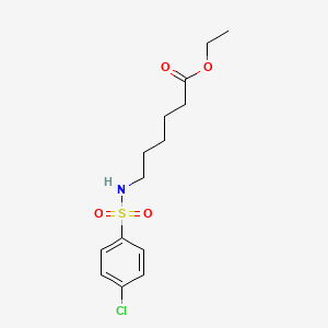 Ethyl 6-[(4-chlorobenzene-1-sulfonyl)amino]hexanoate