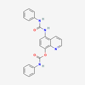 5-[(Phenylcarbamoyl)amino]quinolin-8-yl phenylcarbamate