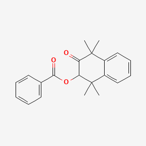 1,1,4,4-Tetramethyl-3-oxo-1,2,3,4-tetrahydronaphthalen-2-yl benzoate