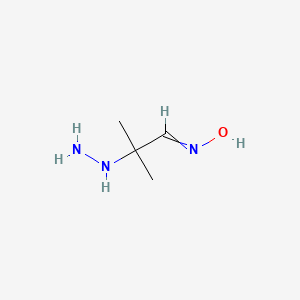 N-(2-Hydrazinyl-2-methylpropylidene)hydroxylamine