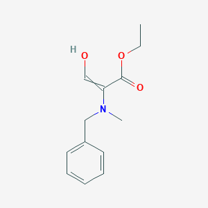 Ethyl 2-[benzyl(methyl)amino]-3-hydroxyprop-2-enoate