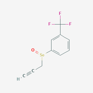 1-(Prop-2-yne-1-seleninyl)-3-(trifluoromethyl)benzene