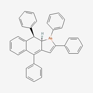 (9R,9aR)-1,2,4,9-tetraphenyl-9,9a-dihydrobenzo[f]arsindole