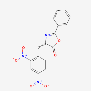 4-[(2,4-Dinitrophenyl)methylidene]-2-phenyl-1,3-oxazol-5(4H)-one