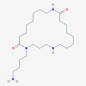 5-(4-Aminobutyl)-1,5,14-triazacyclodocosane-6,15-dione