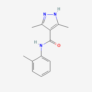 3,5-Dimethyl-N-(2-methylphenyl)-1H-pyrazole-4-carboxamide